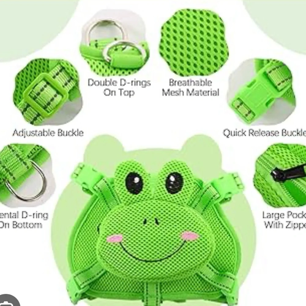Outdoor Dog‎ Harness Backpack D-Ring Adjustable Dog Bag Large Dogs